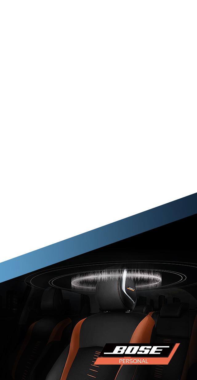 Nouveau Nissan JUKE détail de l’appui-tête BOSE®